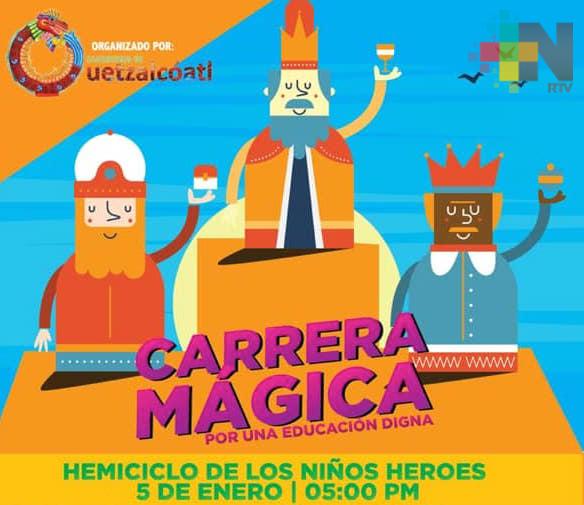 Con «Carrera Mágica» recaudarán fondos para rehabilitar escuela de Coatzacoalcos