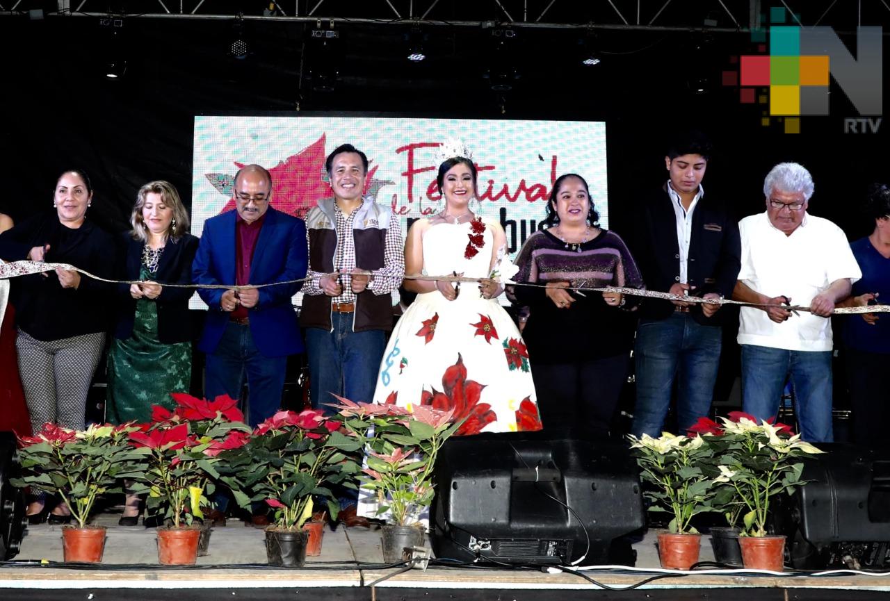 Inaugura el Gobernador Cuitláhuac García el Octavo Festival de la Nochebuena, en La Estanzuela