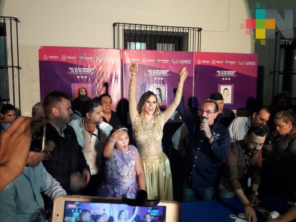 Ilse Riande será la reina del Carnaval de Veracruz 2019