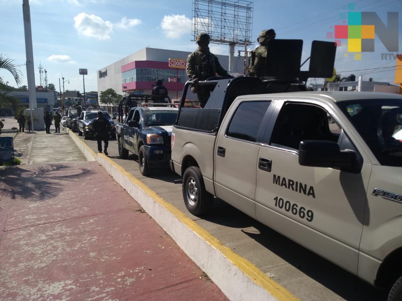 Coadyuva Policía Naval en materia de seguridad en municipio de Tuxpan