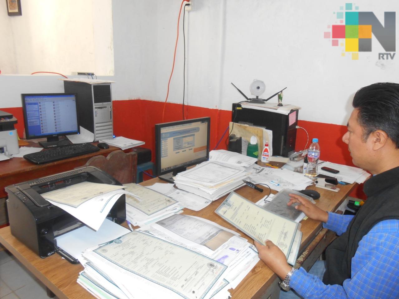 Presenta Registro Civil de Ilamatlán informe de actividades 2018