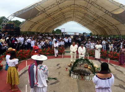 En un ambiente cultural, tzeltales alistan inicio del ritual para Tren Maya