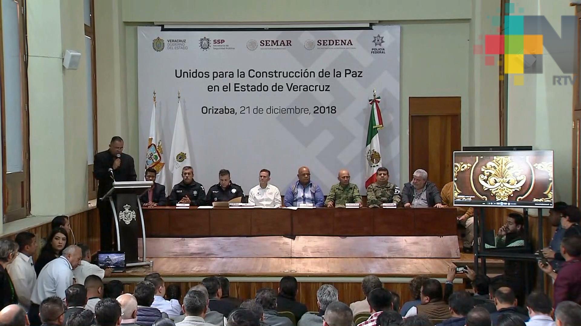 Fuerzas federales participan en el programa Unidos para la Construcción de la Paz, que inició en la zona centro