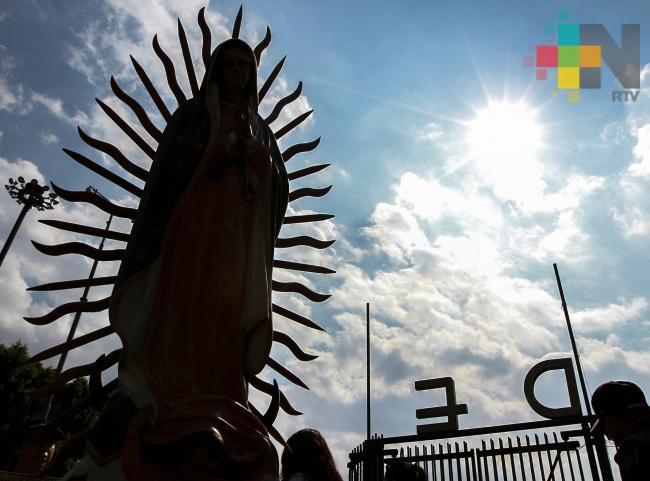 En Huayacocotla recuerdan a la Virgen de Guadalupe
