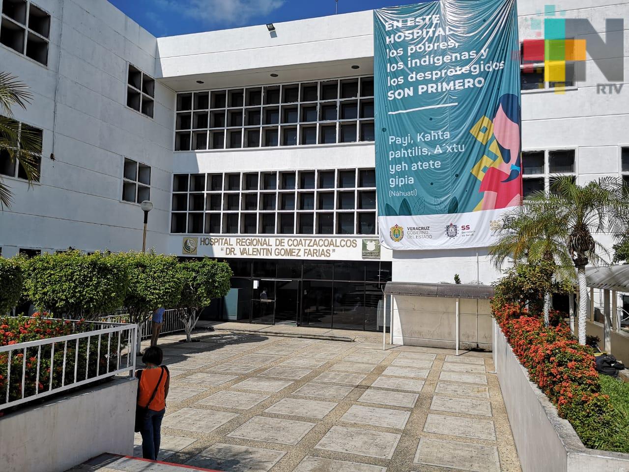 Esperan homologación de salarios en Hospital Regional de Coatzacoalcos