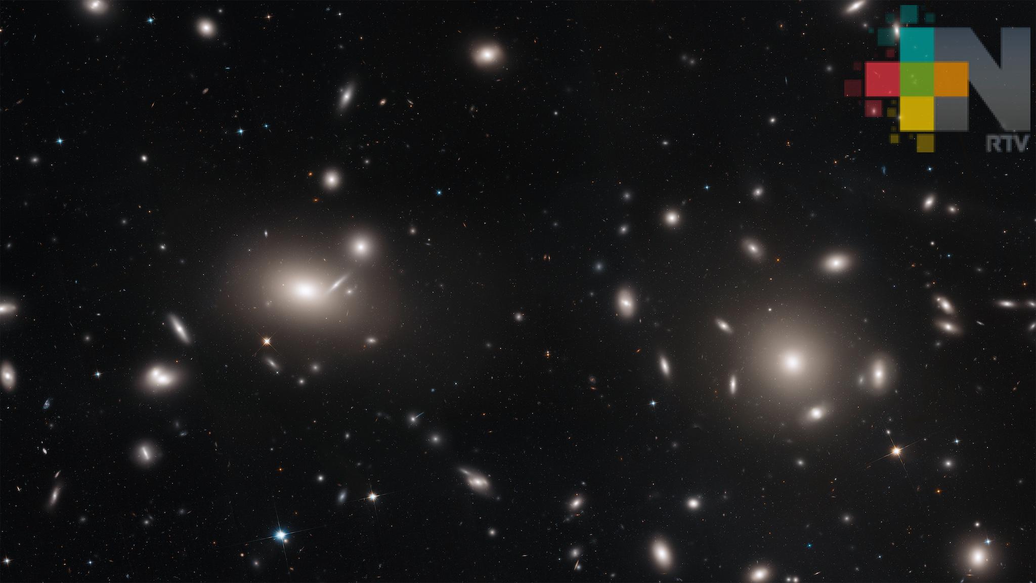 Telescopio espacial Hubble fotografía cúmulos de galaxias