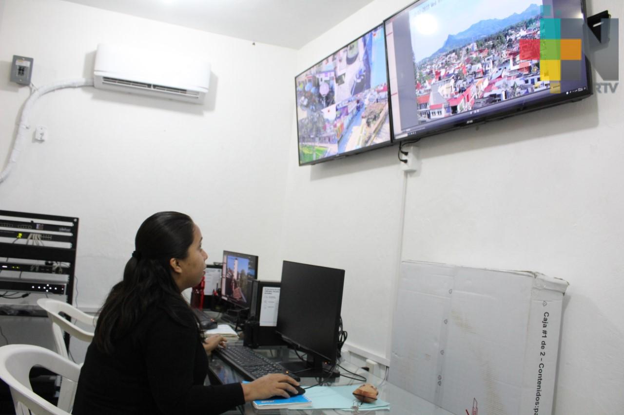 Desde esta semana operan cámaras de videovigilancia en Misantla