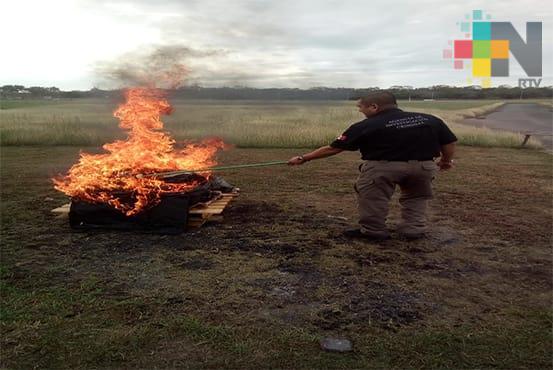 En Veracruz PGR destruye más de 22 kilos de estupefacientes