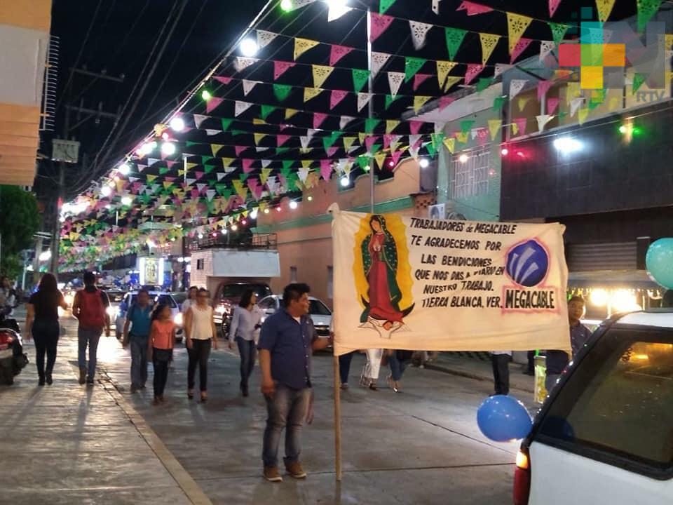 Celebran fiestas guadalupanas en Tierra Blanca