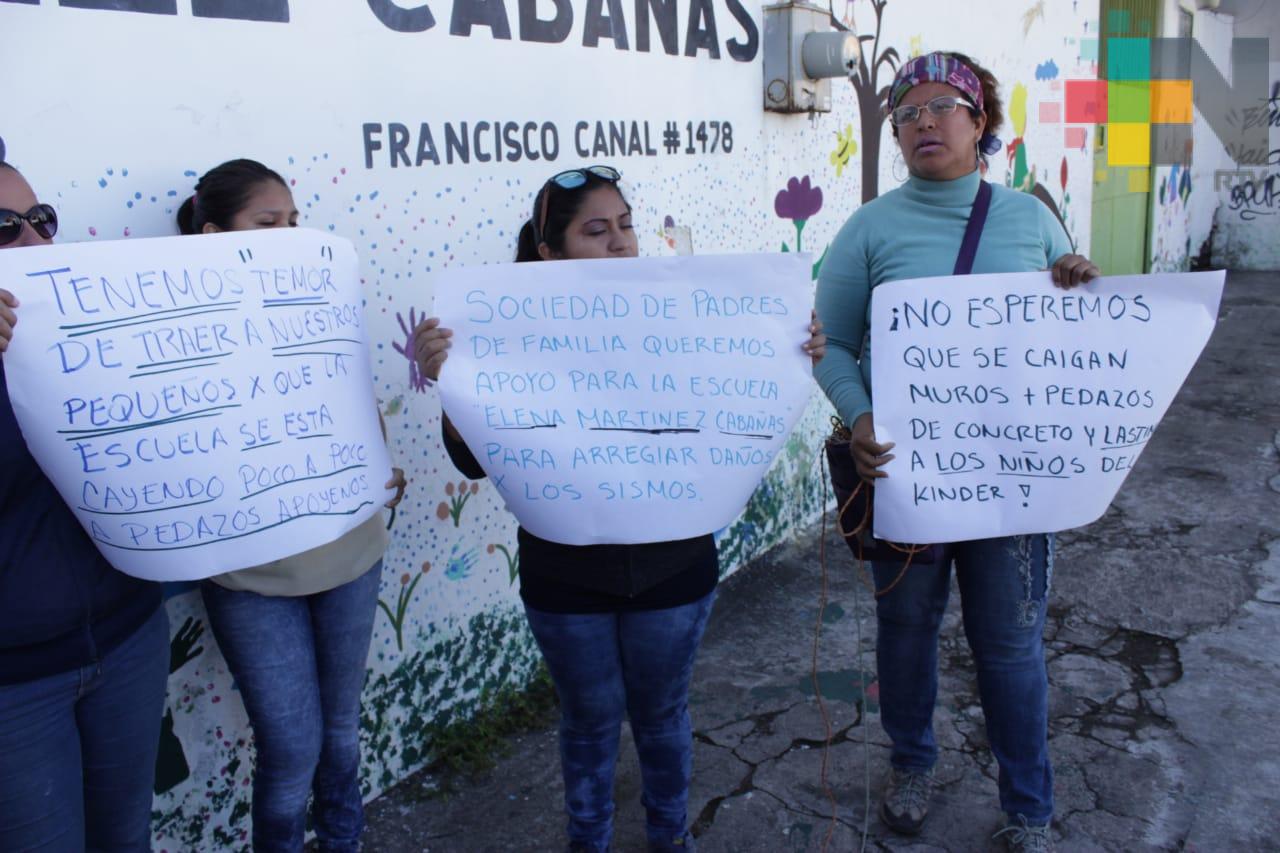 Piden rehabilitación y seguridad para jardín de niños ubicado junto a expenal de Allende