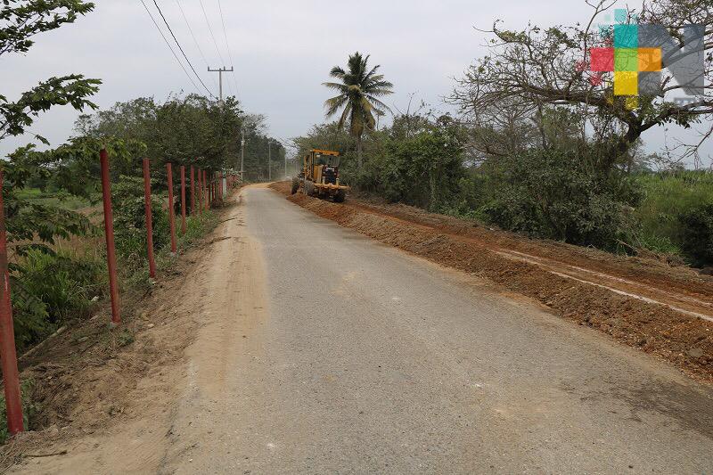 Rehabilitarán tramo de carretera en Carlos A. Carrillo