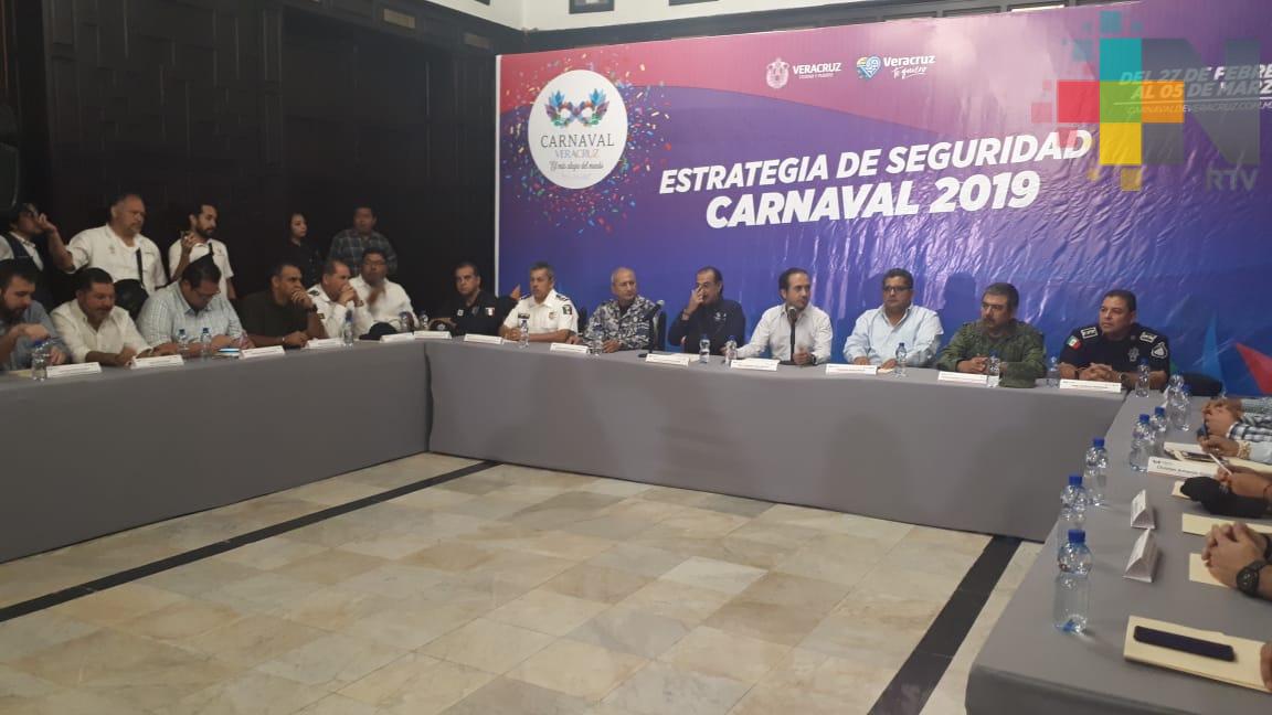 Más de tres mil elementos de seguridad presentes en el Carnaval de Veracruz 2019