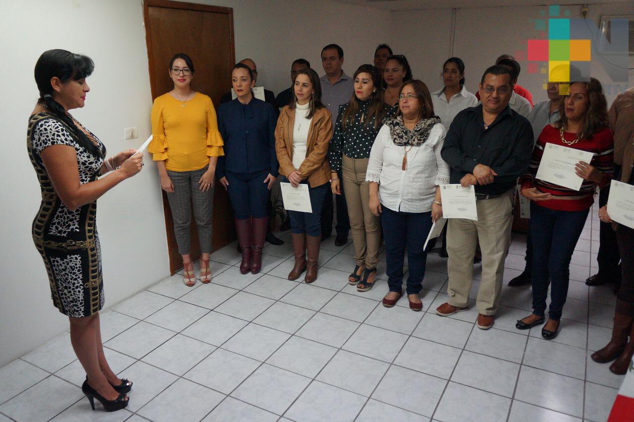 Formaliza delegación de la SEV nombramientos institucionales en la zona del puerto de Veracruz