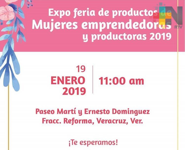 En Veracruz puerto realizarán Expo Feria de productos de mujeres emprendedoras