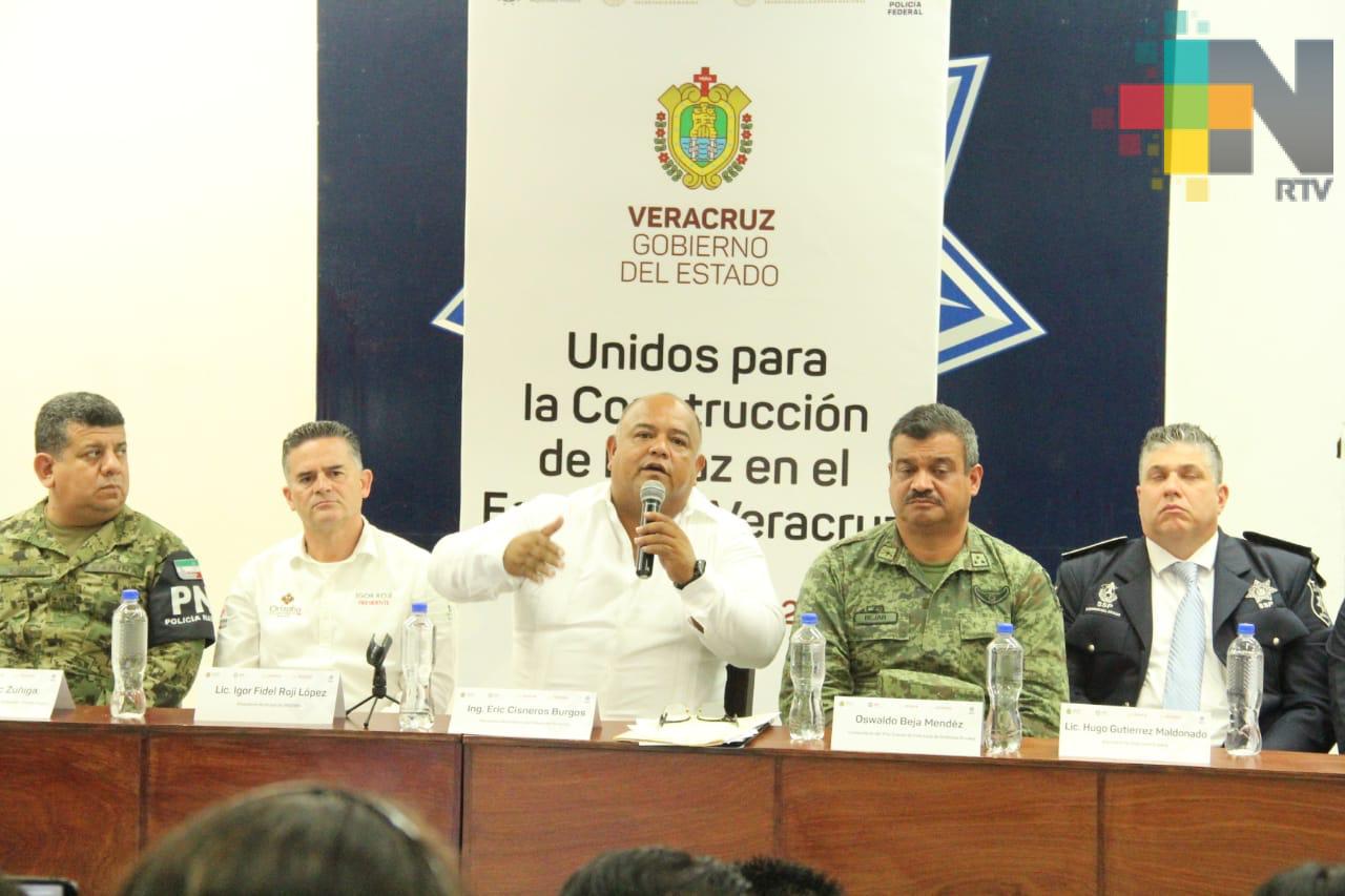 Disminuye más de 50 por ciento actos delictivos en la zona centro: Eric Cisneros