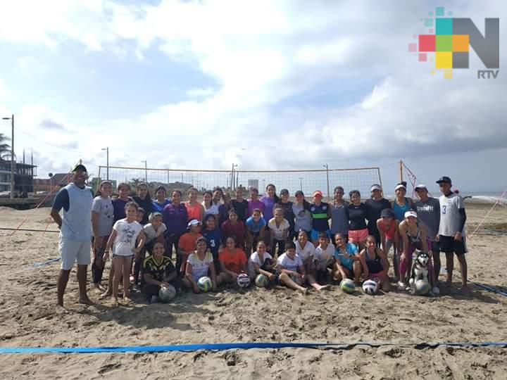 Campamento de voleibol rumbo a la Olimpiada Nacional 2019