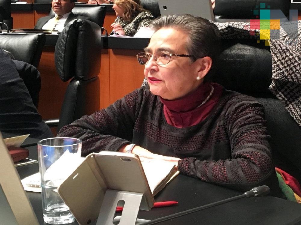 Con cortinas de humo, senadores panistas encubren huida de los delincuentes Yunes y Winckler: senadora Gloria Sánchez