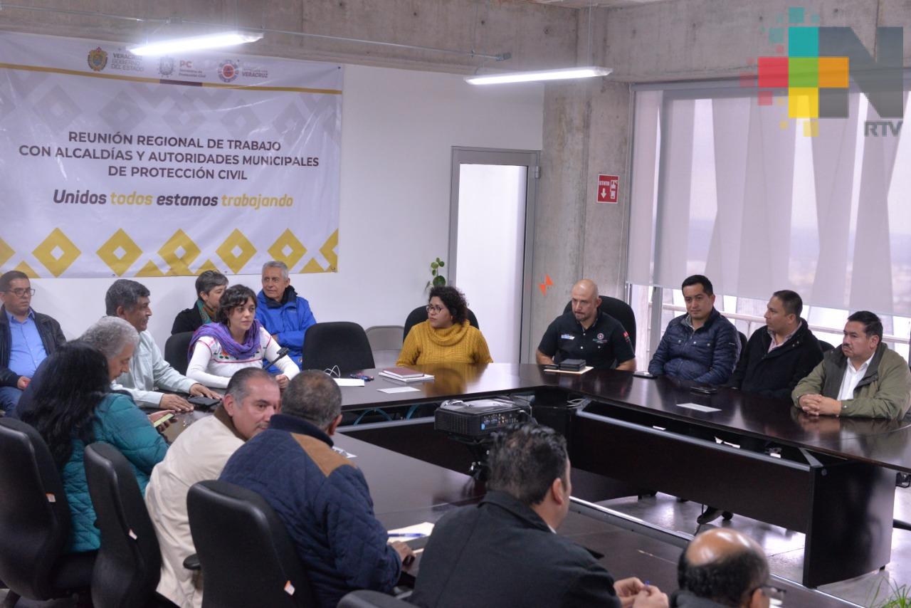 Atiende PC 43 municipios en las regiones Zongolica, Orizaba y Xalapa