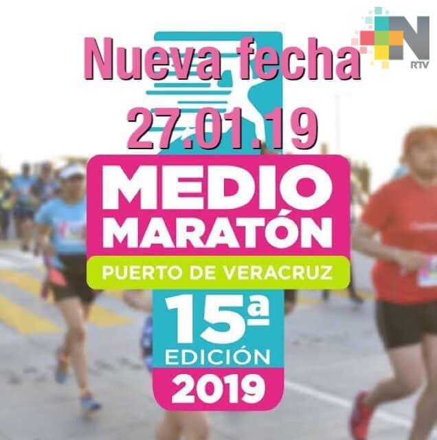 Debido a fuerte «norte» se pospone una semana el Medio Maratón de Veracruz