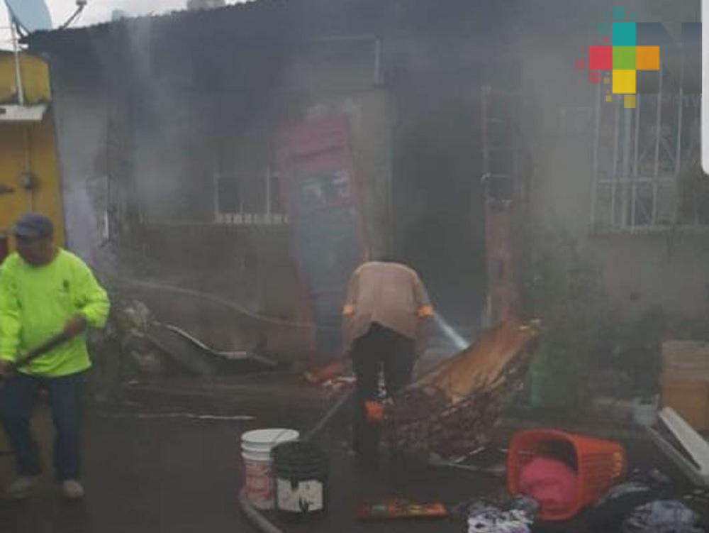 Fallece uno de los menores tras incendio en Alvarado