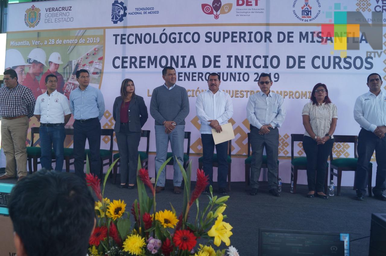 Inicia curso escolar en el Instituto Tecnológico de  Misantla