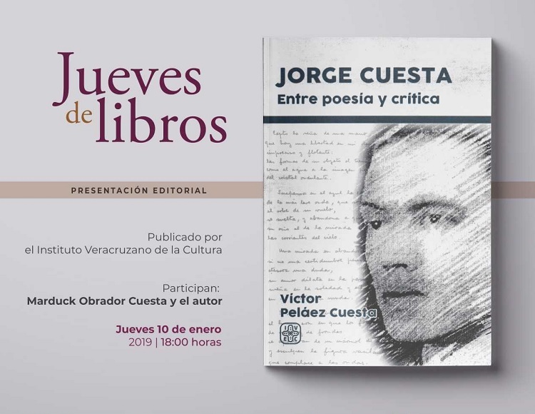 Presentación del libro «Jorge Cuesta. Entre poesía y crítica», en la GAC