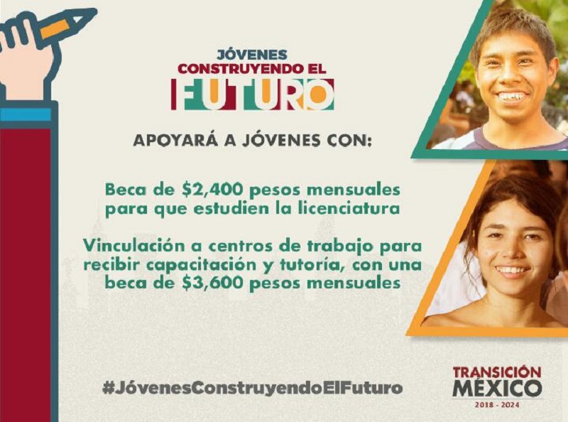 Veracruz, tercer lugar nacional en el registro de Jóvenes Construyendo el Futuro