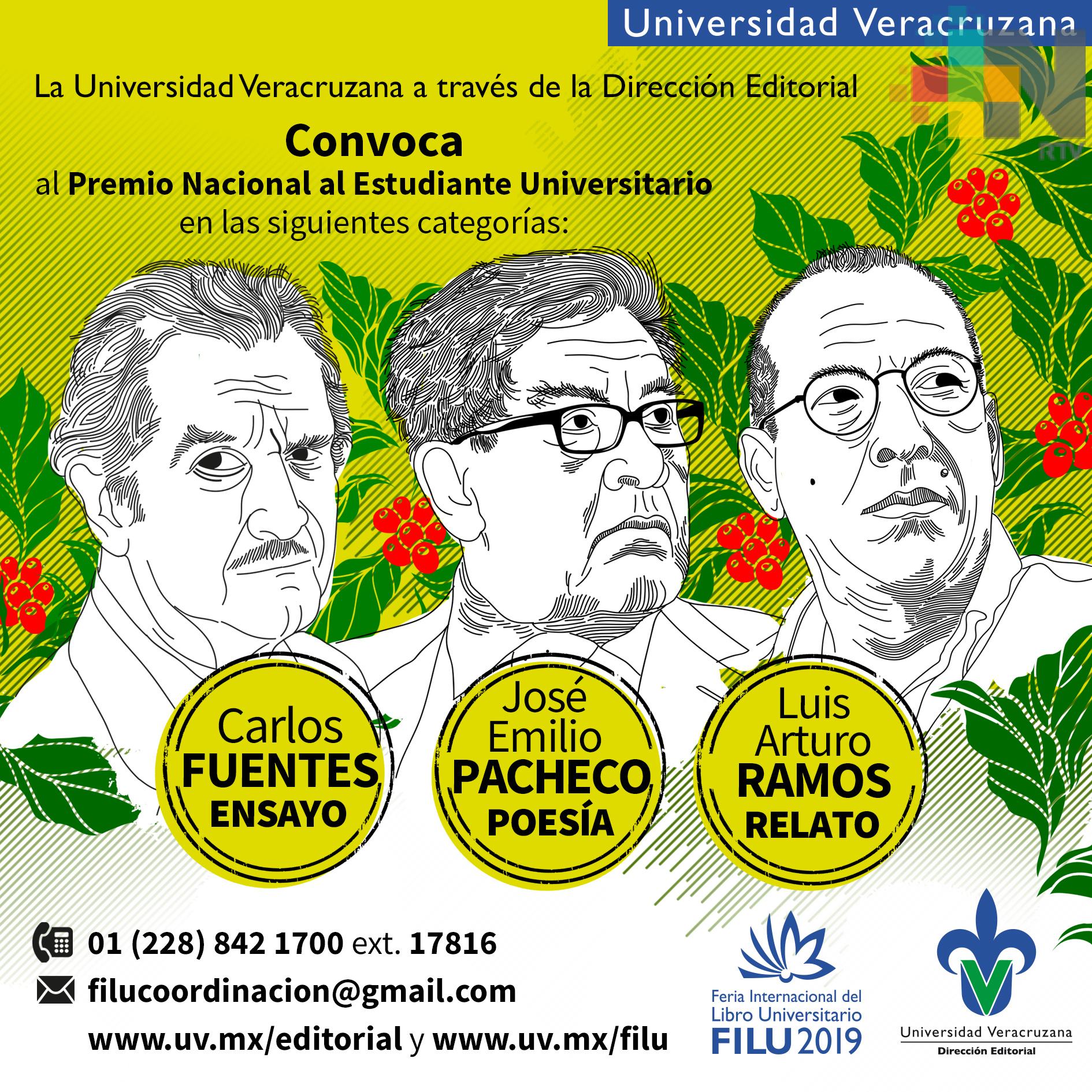 Convoca UV al Premio Nacional al Estudiante Universitario 2019