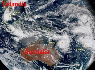 Poderosa tormenta tropical golpea el sur de Tailandia 