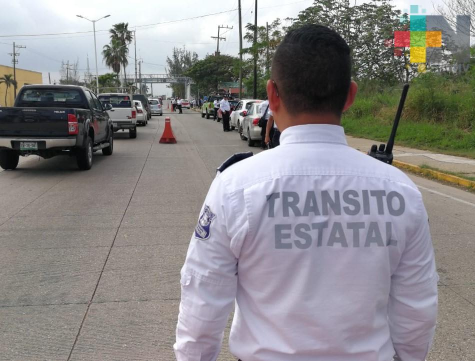Concluye operativo de Tránsito en Coatzacoalcos; se aplicarán en otros municipios veracruzanos
