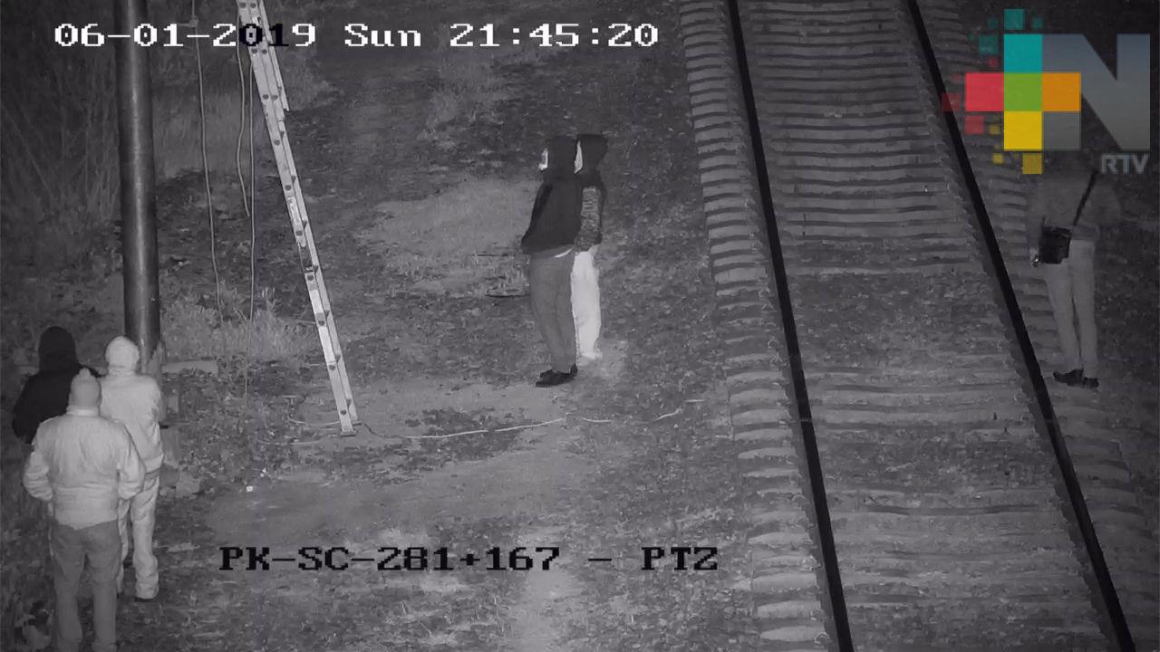 Impiden IPAX, Policía Estatal y Fuerza Civil vandalismo en vías férreas