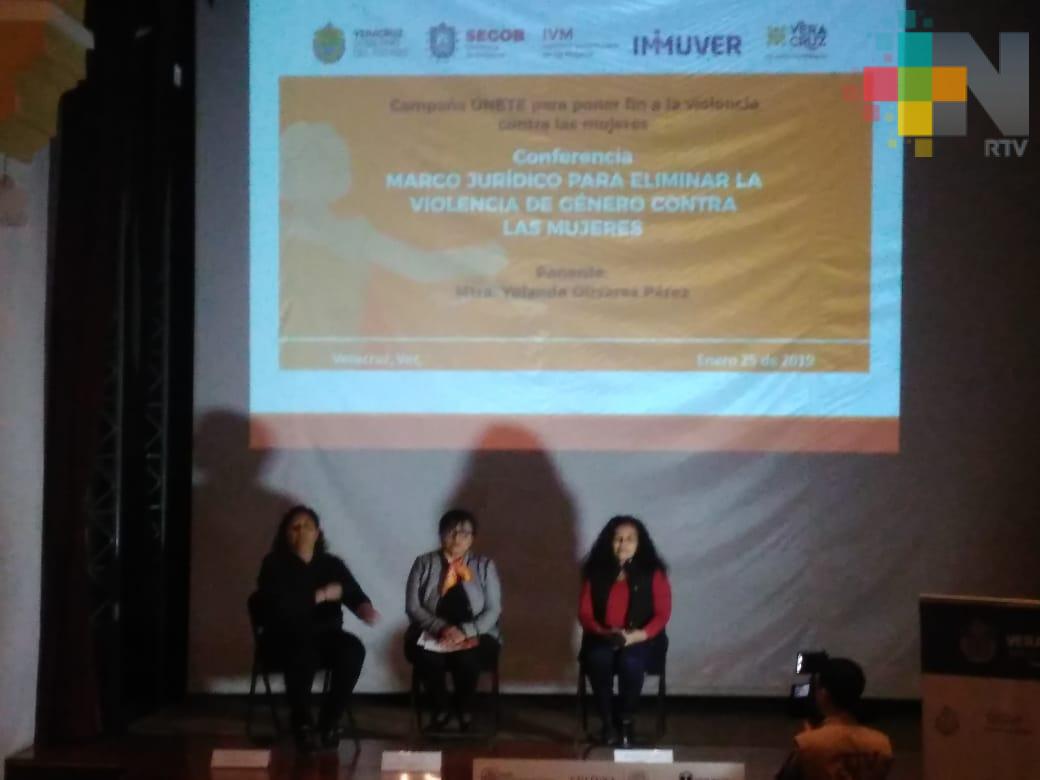 Informan sobre el marco jurídico para la prevención y atención de la violencia hacia las mujeres