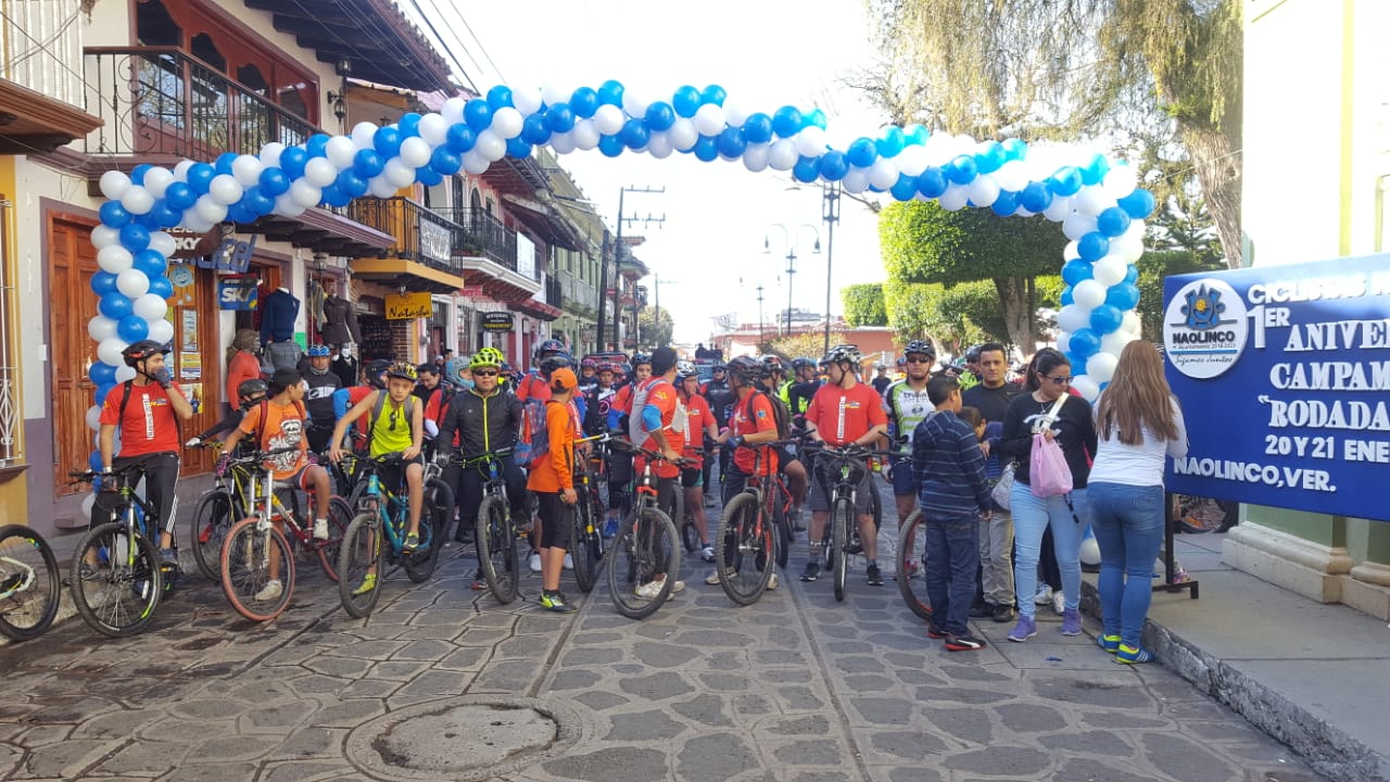Convocan a segunda Rodada Ciclista en Naolinco