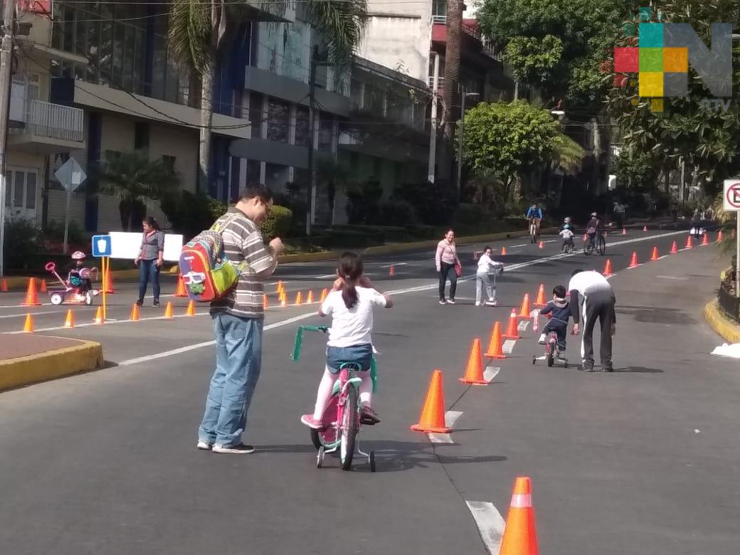 En Xalapa, primera Vía Recreativa del 2019