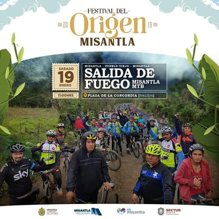 Convocan a ruta ciclista de Misantla a Pueblo Viejo