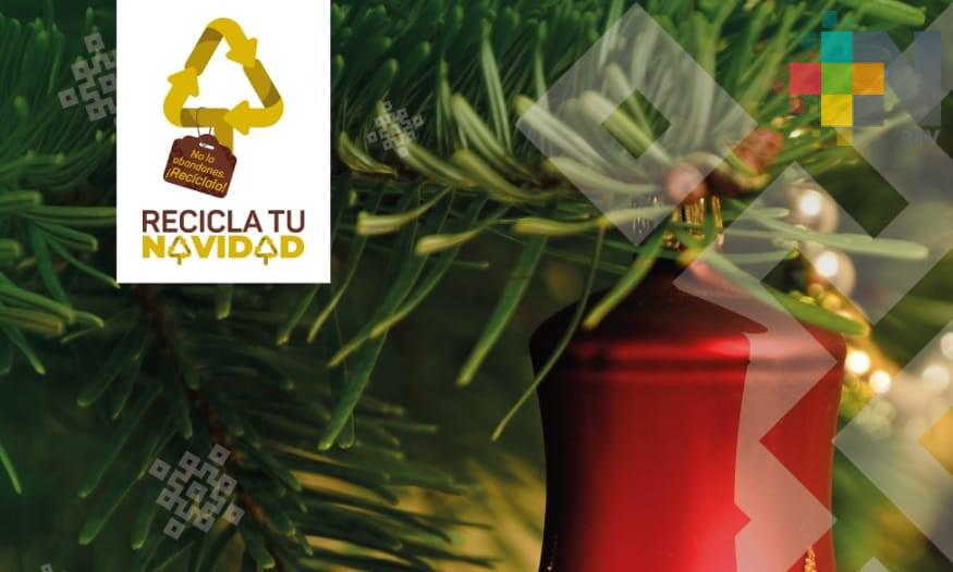 Comenzó en Xalapa la campaña «Recicla tu Navidad»