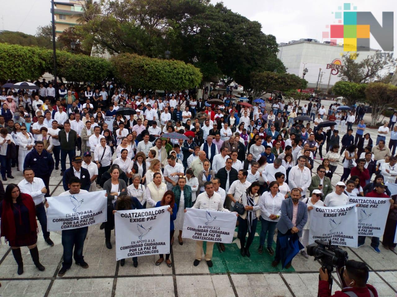 Exigen paz y seguridad para Coatzacoalcos