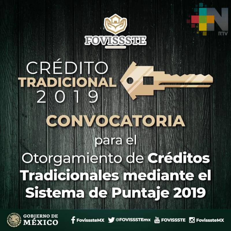 Lanzará  FOVISSSTE convocatoria para otorgamiento de Créditos Tradicionales