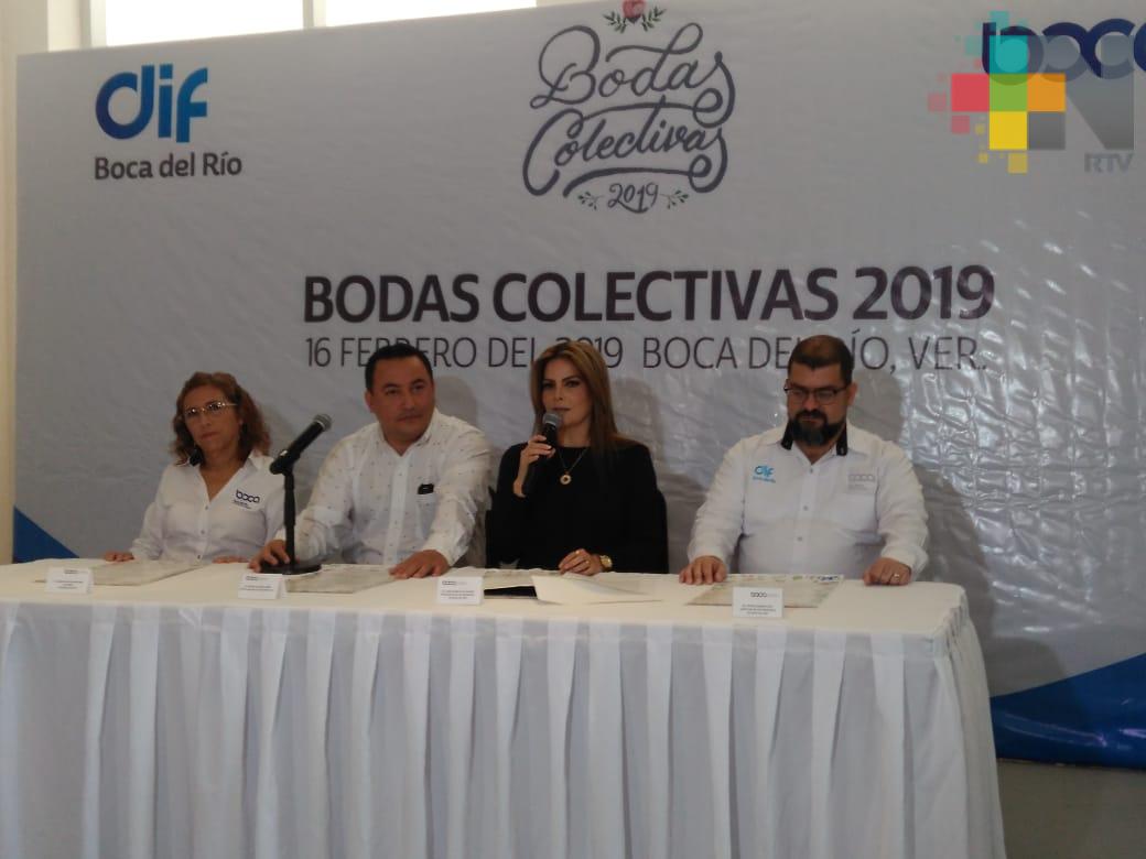 En Boca del Río Registro Civil y DIF municipal anuncian bodas colectivas