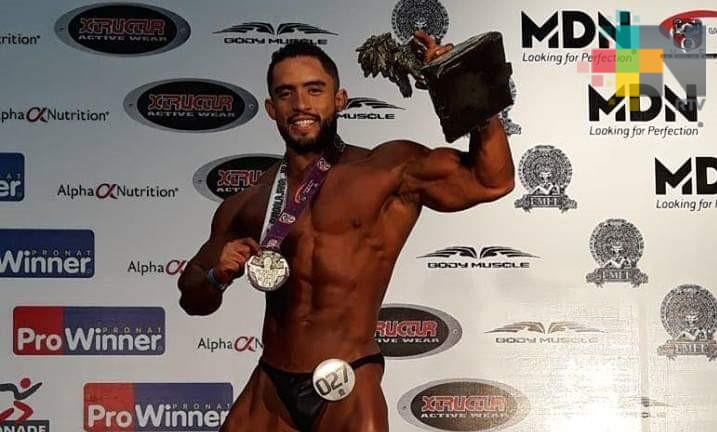 Leonardo Balderas por más triunfos en fisiculturismo