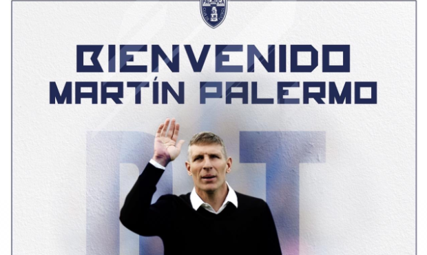 Martín Palermo, nuevo entrenador de los Tuzos del Pachuca