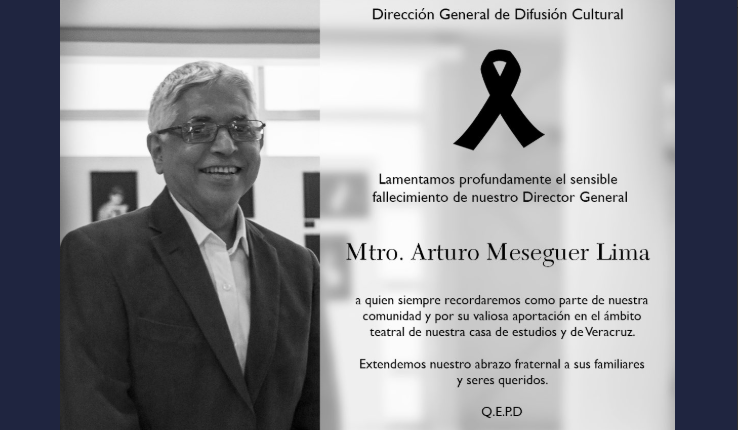 Falleció Arturo Meseguer Lima, director de Difusión Cultural de la UV