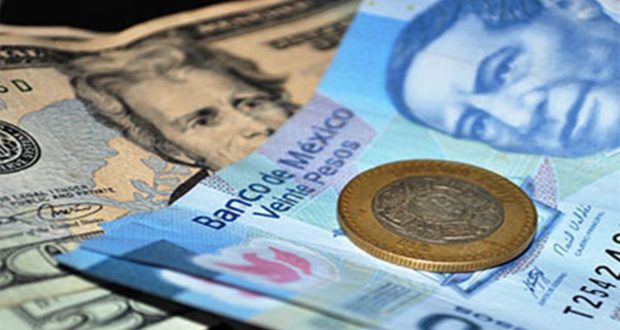Hasta en 19.42 pesos se cotiza el dólar en bancos de la Ciudad de México