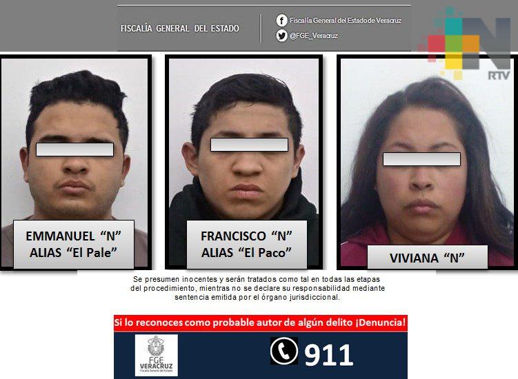 Policía Ministerial, PGR y SSP detienen a tres probables secuestradores en Xalapa