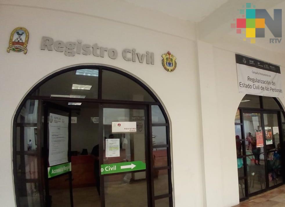 Disminuyeron bodas civiles en diciembre