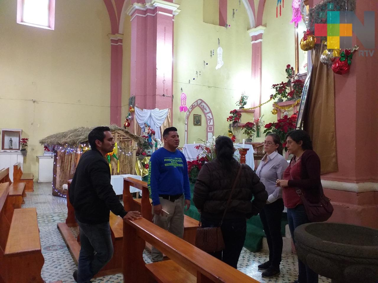 Supervisa PC posibles afectaciones por sismo en Ixhuacán de los Reyes