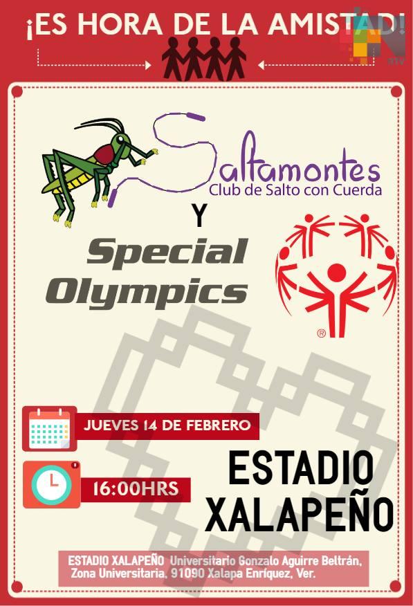 Salto con cuerda considerado en Olimpiadas Especiales Veracruz
