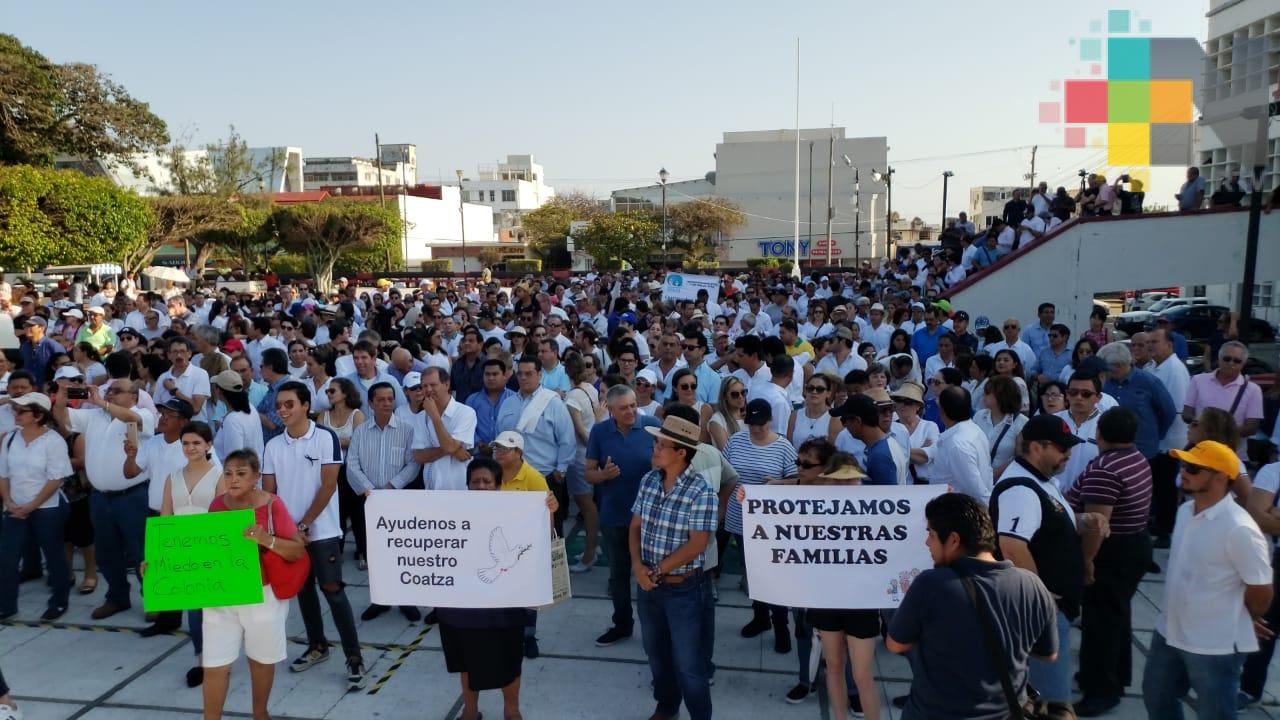 En Coatzacoalcos habitantes piden reforzar acciones de seguridad