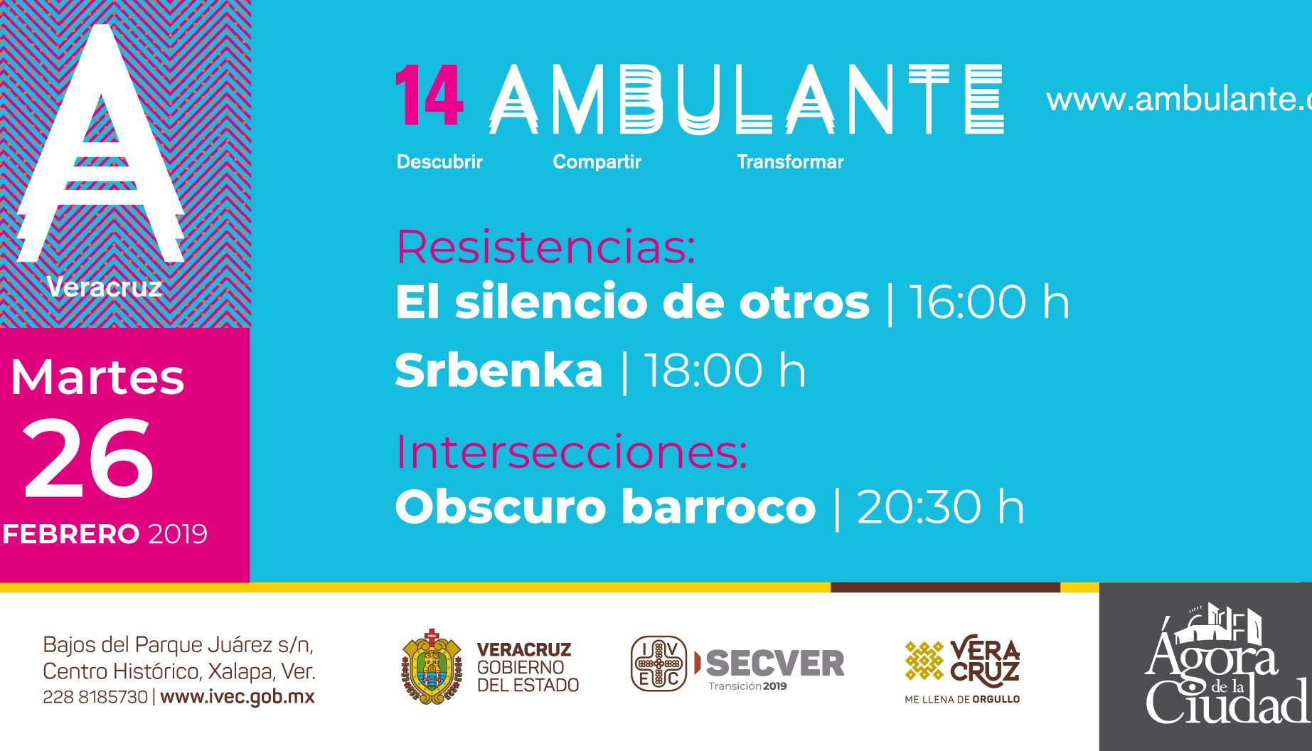 Ambulante en el Ágora de la Ciudad y la Galería de Arte Contemporáneo
