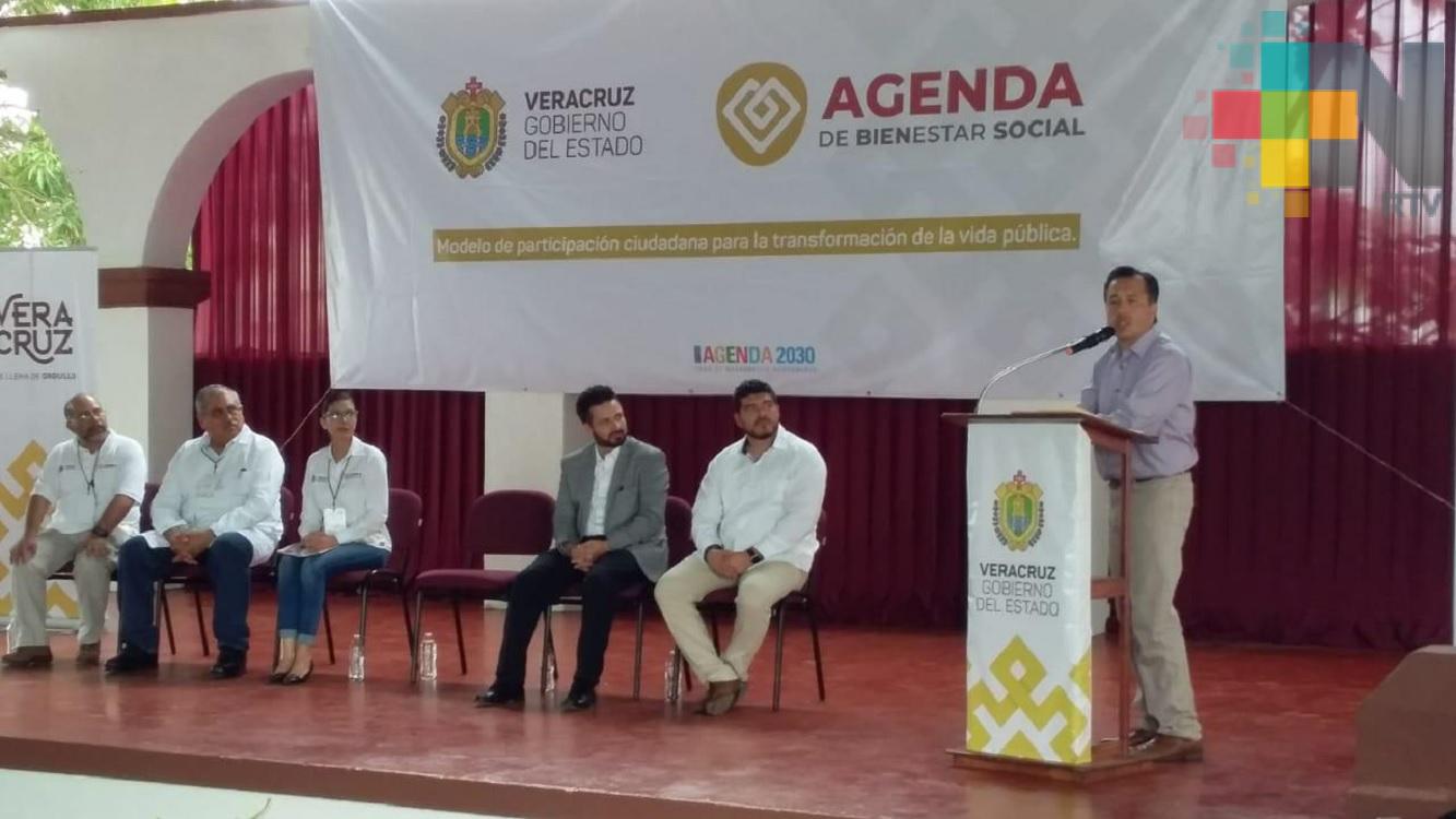 Gobernador Cuitláhuac García inauguró la Agenda de Bienestar Social; anunció plan carretero para el norte